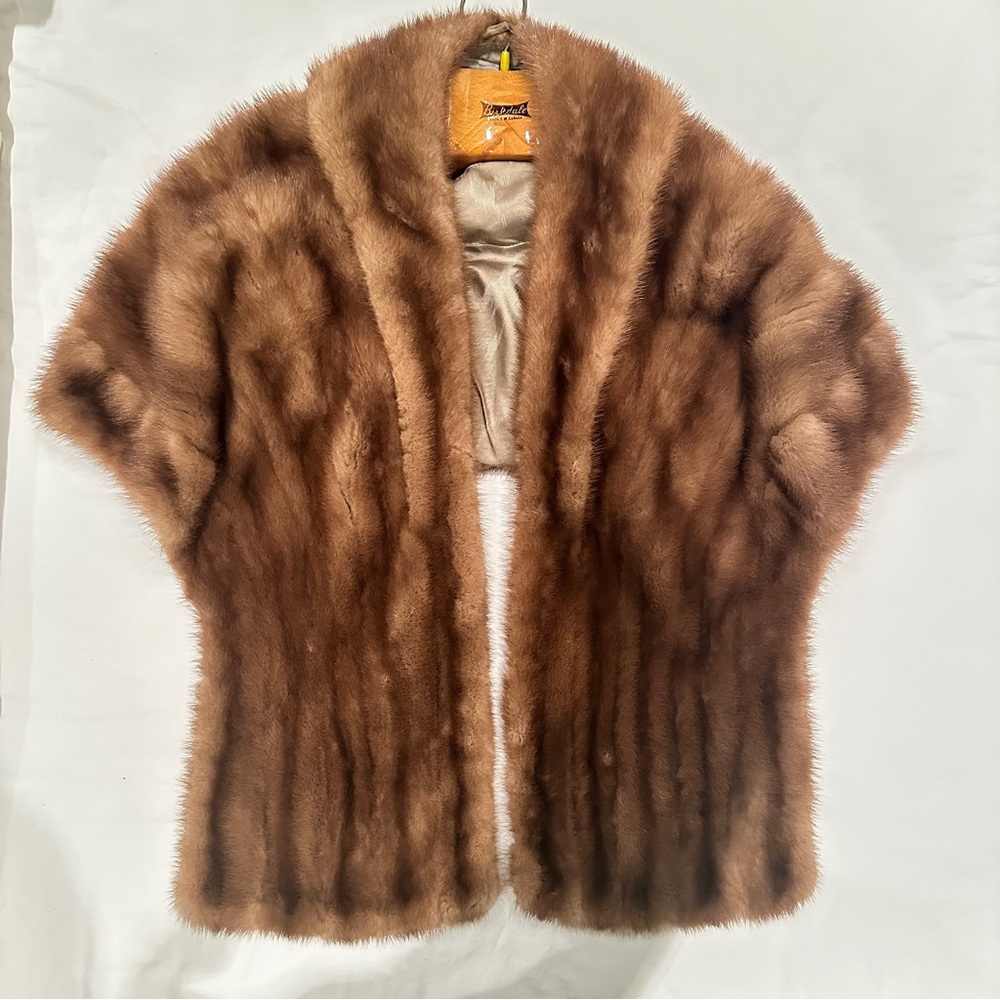 Vintage real mink fur stole